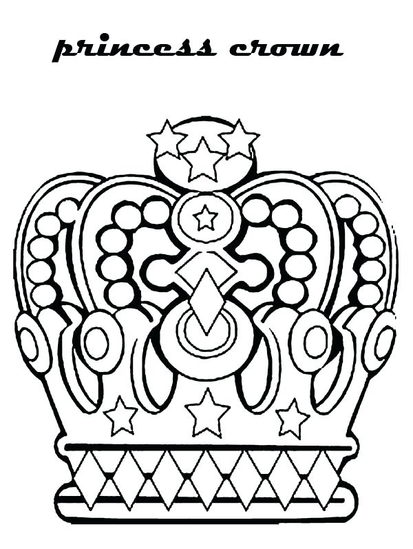600x797 Princess Crown Coloring Pages Best Images Of Cartoon Page How