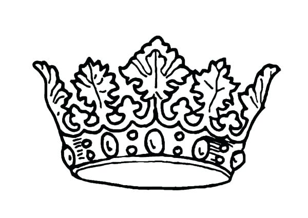 600x425 Crown Coloring Pages Picture Of Princess Crown Coloring Page Crown
