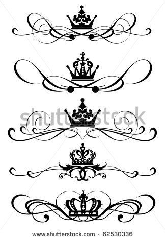 324x470 Tattoo Clipart Dark Crown