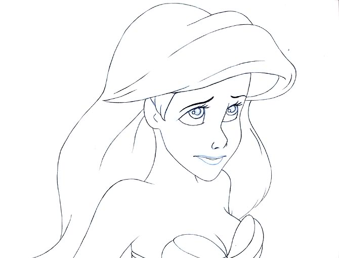 670x510 Drawn Princess Ariel