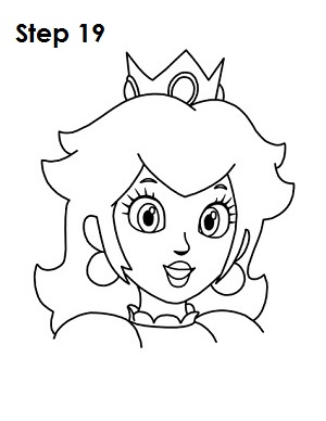 300x388 How To Draw Princess Peach