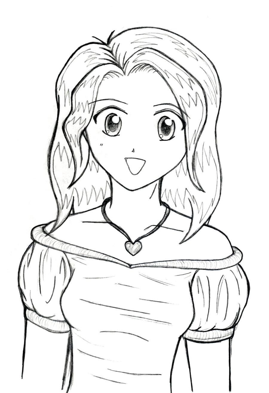 900x1316 Anime Princess By Akakoneko