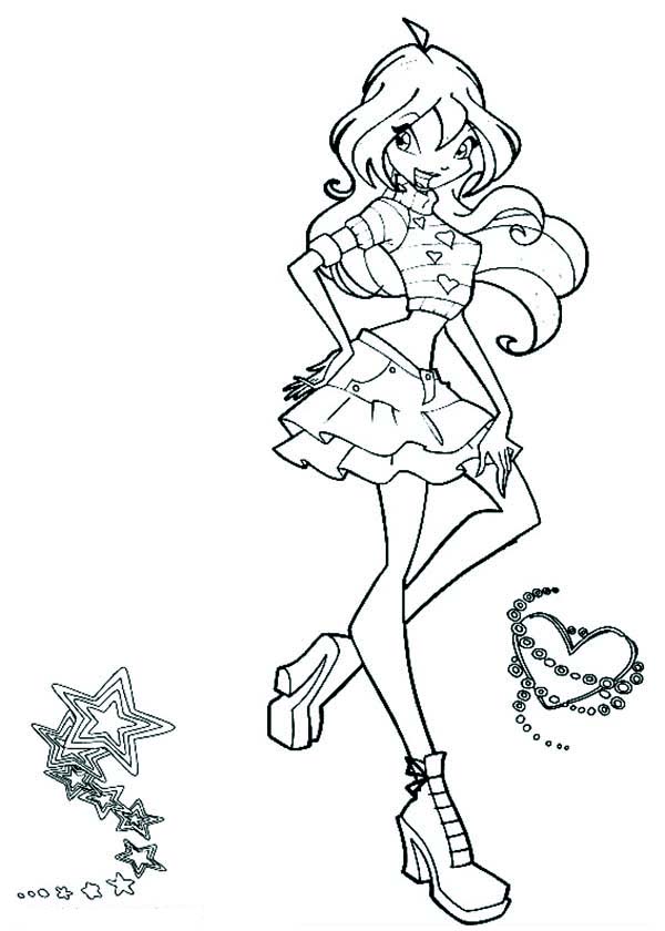 600x840 Drawing Princess Bloom Winx Club Coloring Pages Batch Coloring