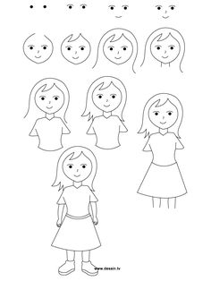 236x314 Gallery Girl Drawings Step By Step,