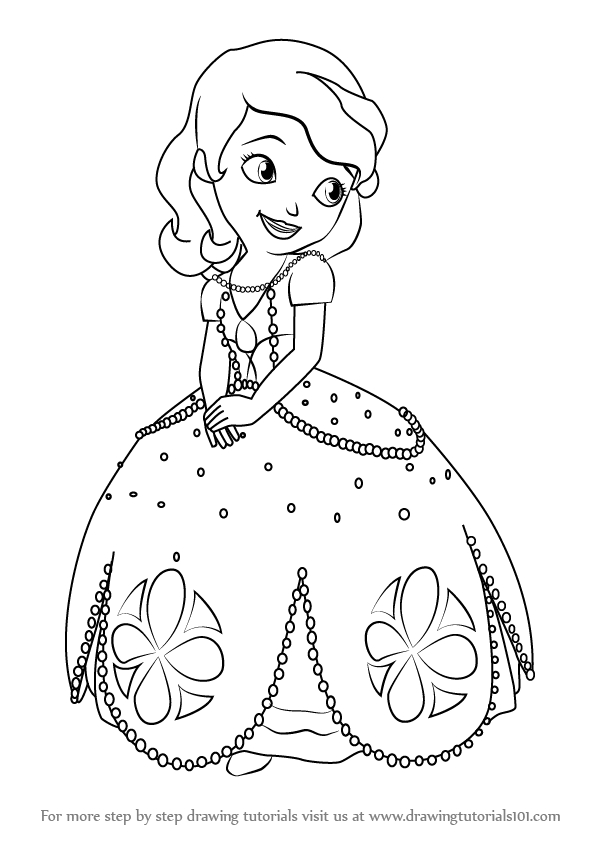 598x844 How To Draw Princess Printable