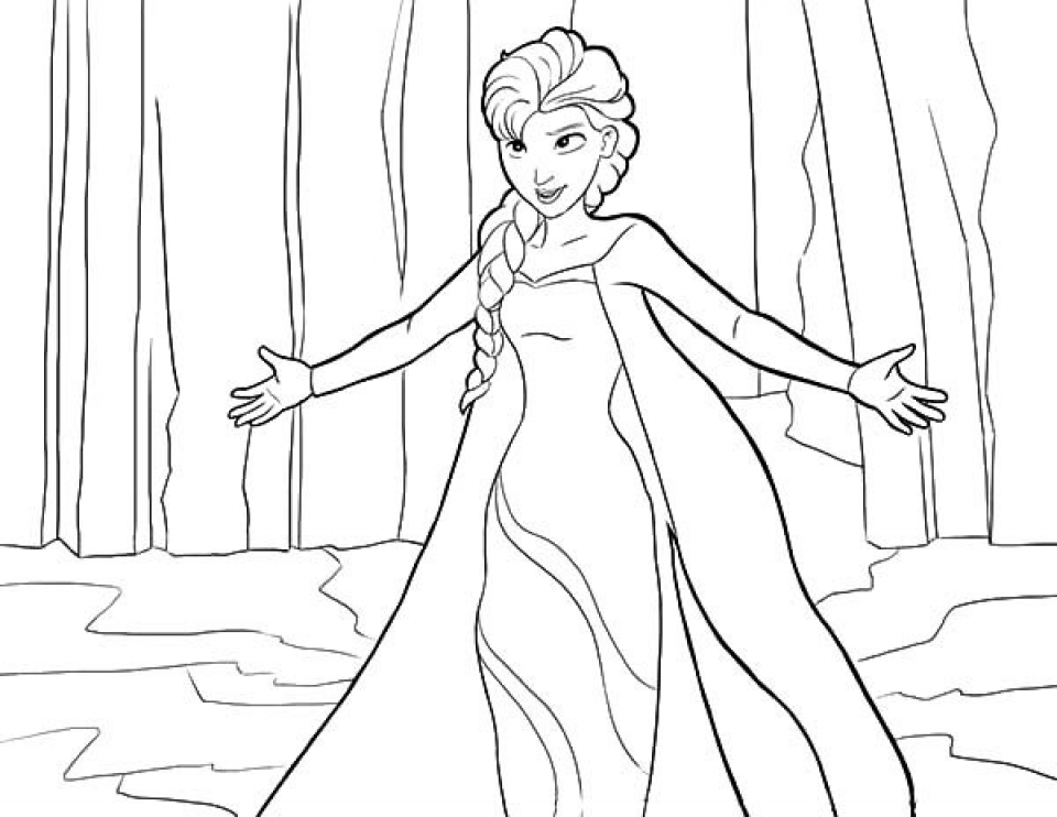 960x742 Get This Disney Princess Elsa Coloring Pages Free To Print Tamne1 !