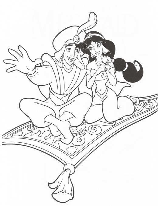 520x676 Princess Jasmine Coloring Page Amp Coloring Book
