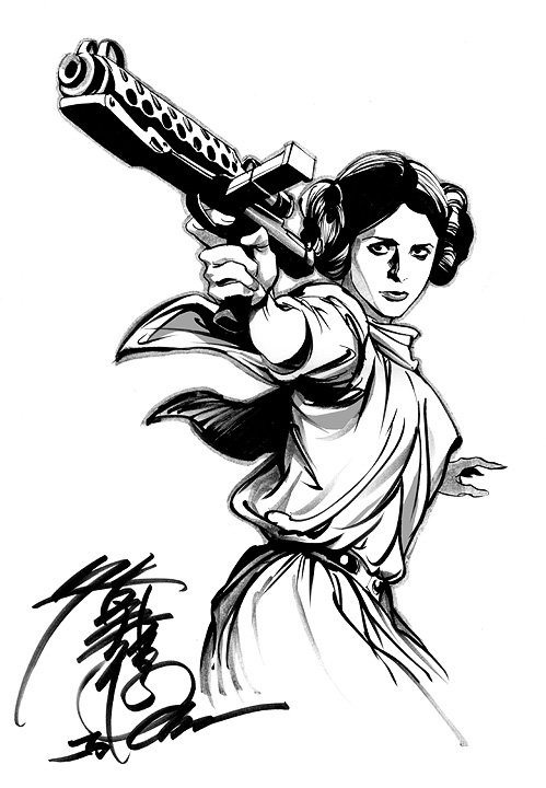 499x720 Princess Leia Con Sketch 2009 By Jo Chen A Long Time Ago