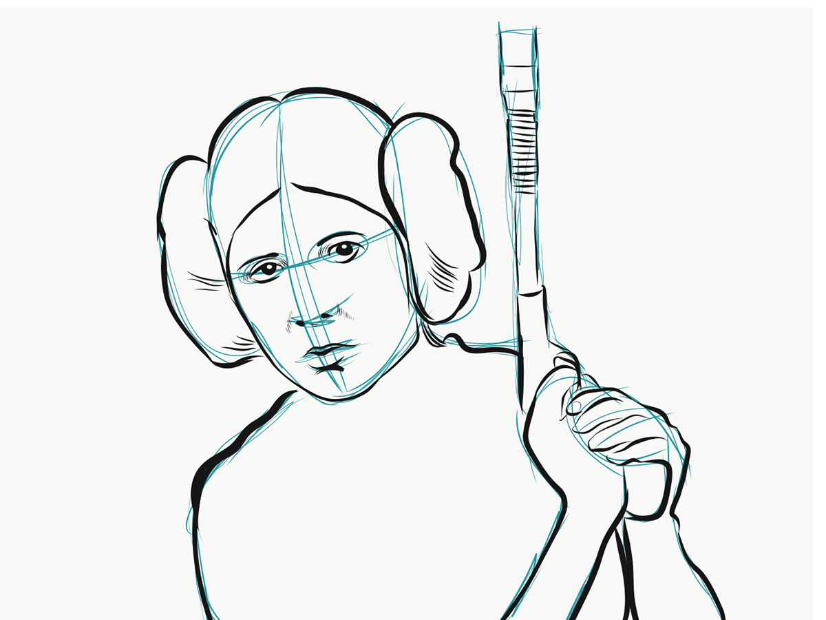 1200x900 Carrie Fisher As Princess Leia On Behance