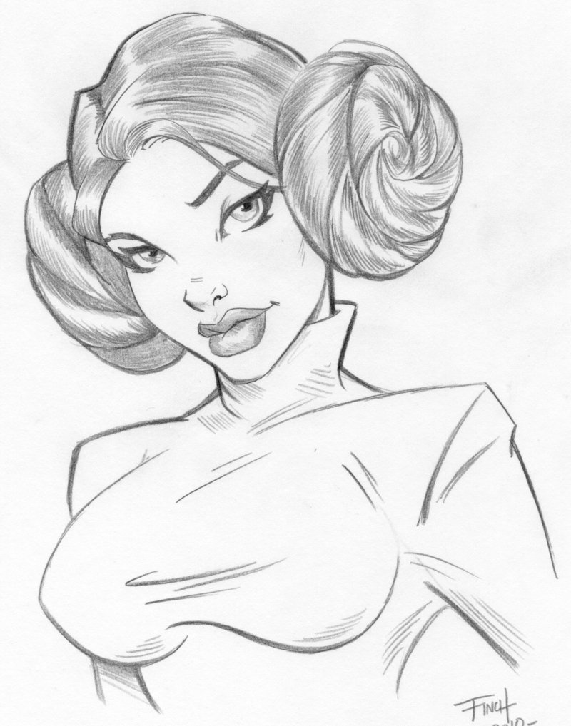 800x1018 Princess Leia By Patrickfinch