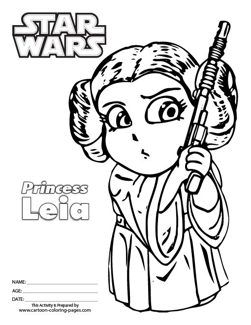 510x660 Epic Princess Leia Coloring Pages 52 In Characters Coloring Pages