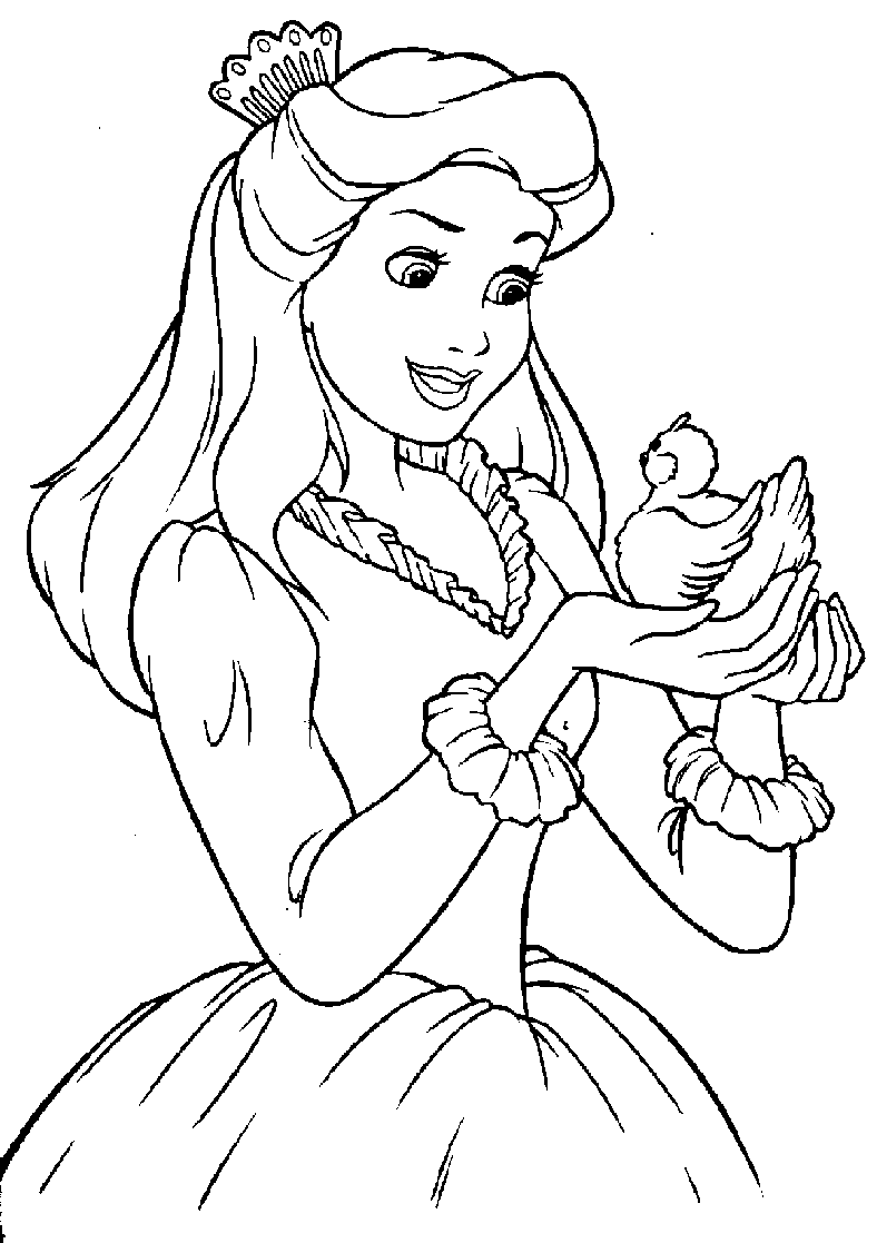 788x1117 Disney Princess Bird Free Coloring Page Disney, Kids Coloring Pages