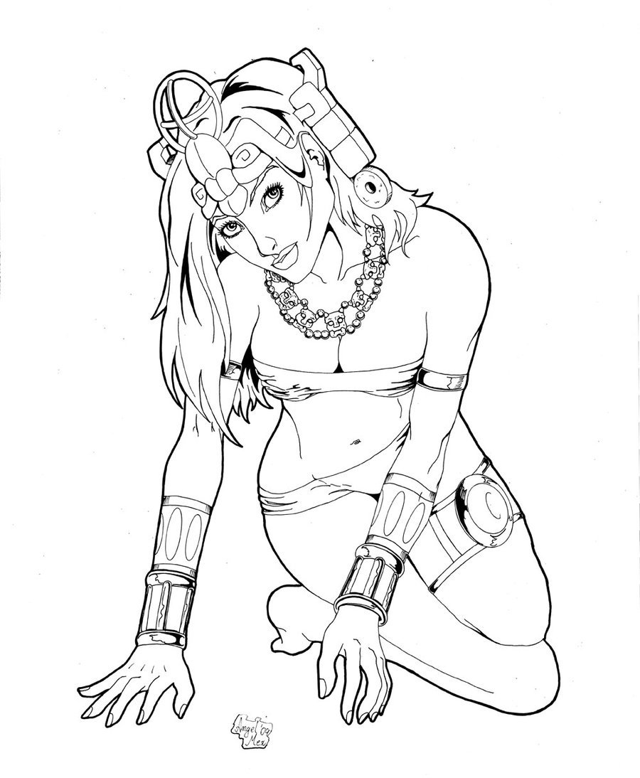 900x1094 Mayan Princess 4 By Luisangelmex
