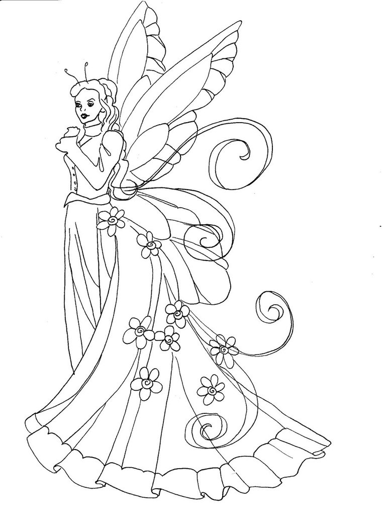 Princess Line Drawing at GetDrawings | Free download
