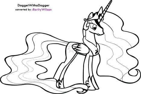 468x312 My Little Pony Coloring Pages Princess Celestia My Little Pony