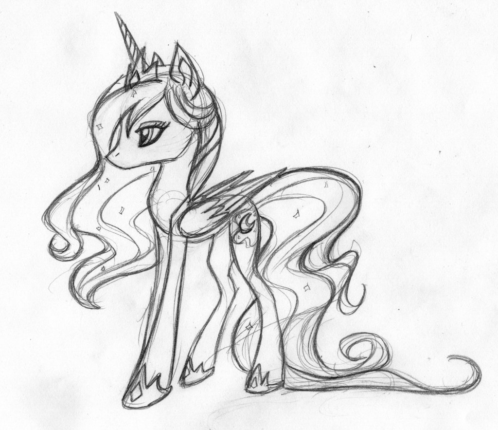 1024x883 Princess Luna By 1flynnia1
