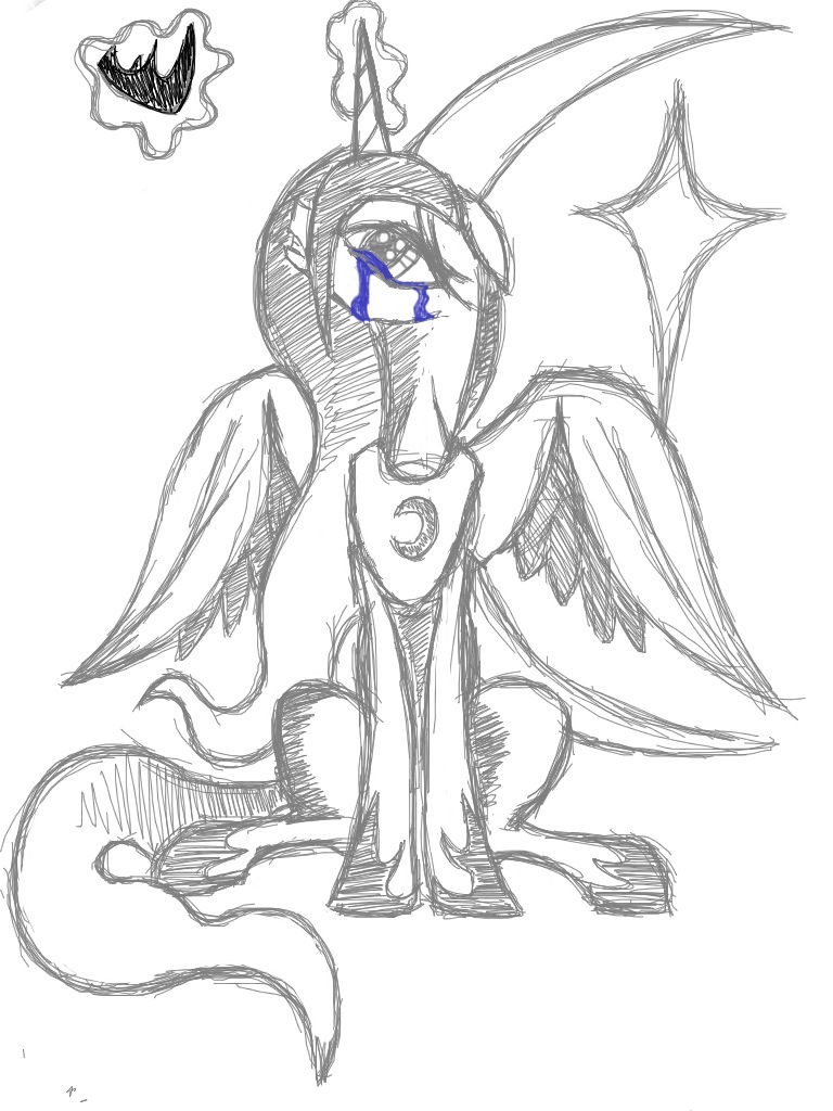 768x1024 Sad Princess Luna By Soul Raper Dragon