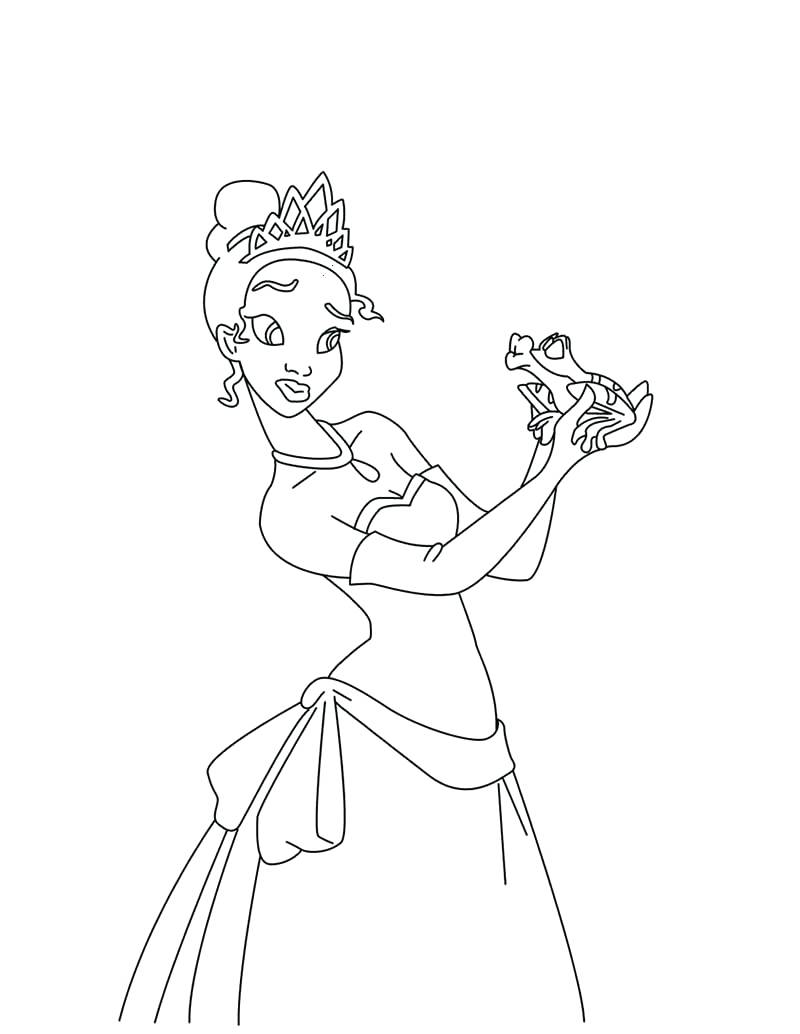 Princess Outline Drawing at GetDrawings | Free download