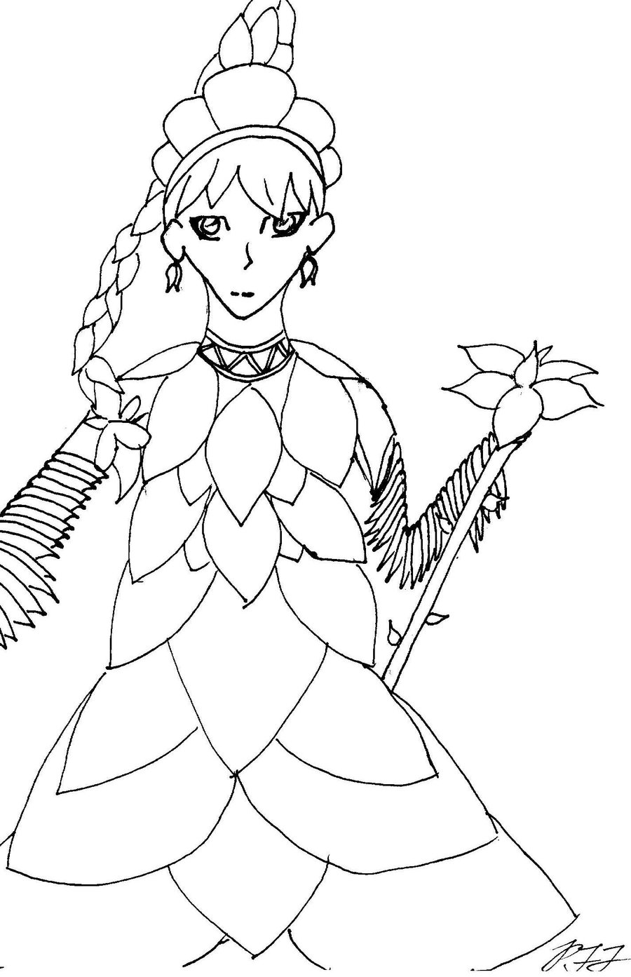 900x1393 Dekuhuman Princess Outline By Portthejumper