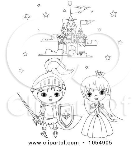 450x470 Royalty Free Vector Clip Art Illustration Of A Coloring Page