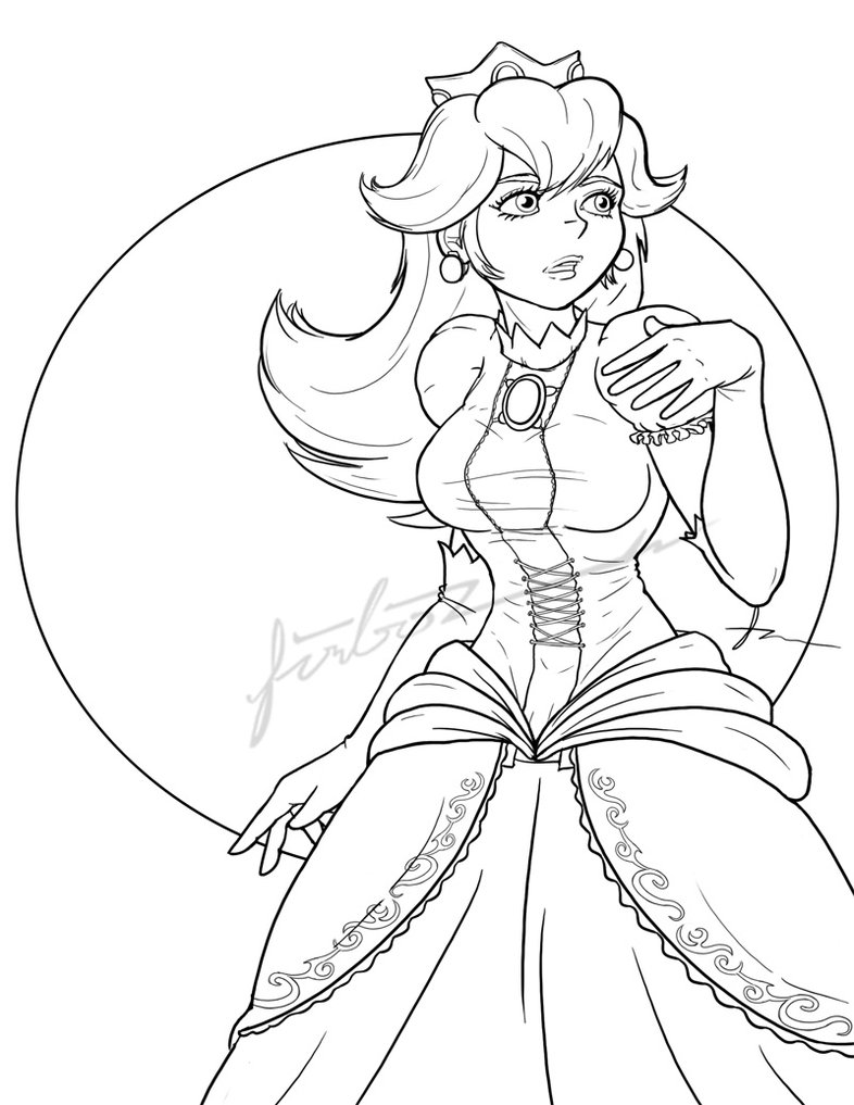 786x1017 Princess Peach Wip By Furboz