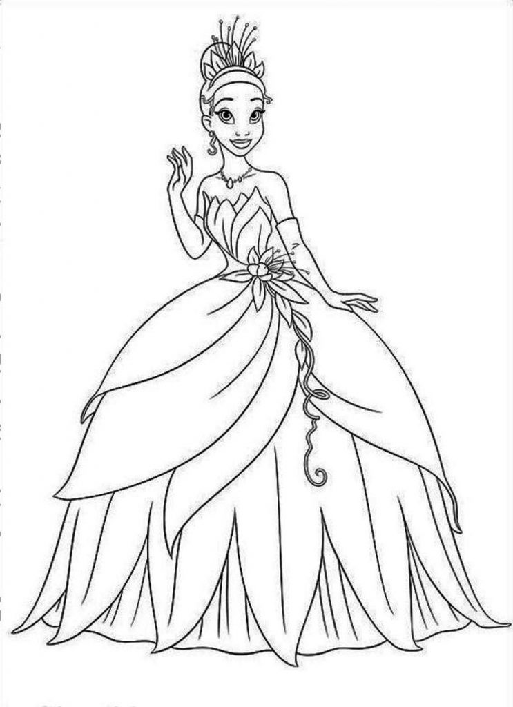 Princess Tiana Drawing at GetDrawings | Free download