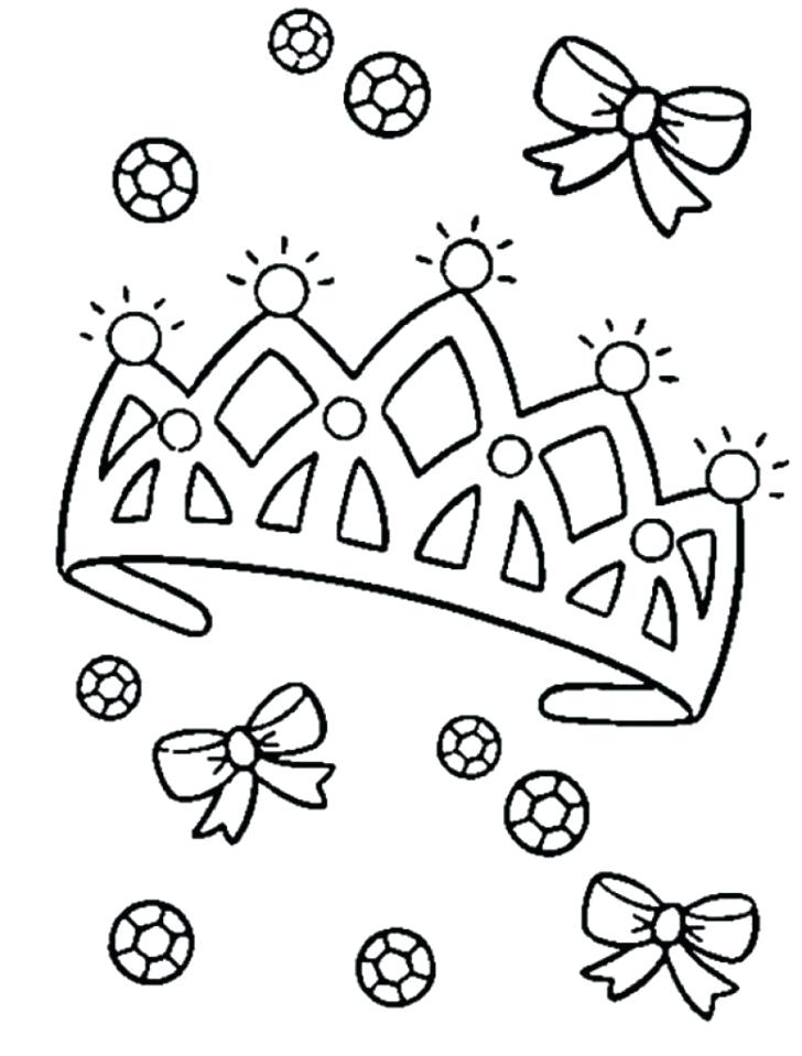 728x959 Crown Coloring Page