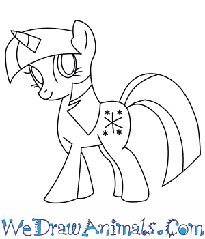 300x350 How To Draw Twilight Sparkle