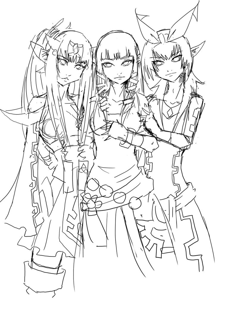 766x1043 Princess Zelda A3 By Agacross