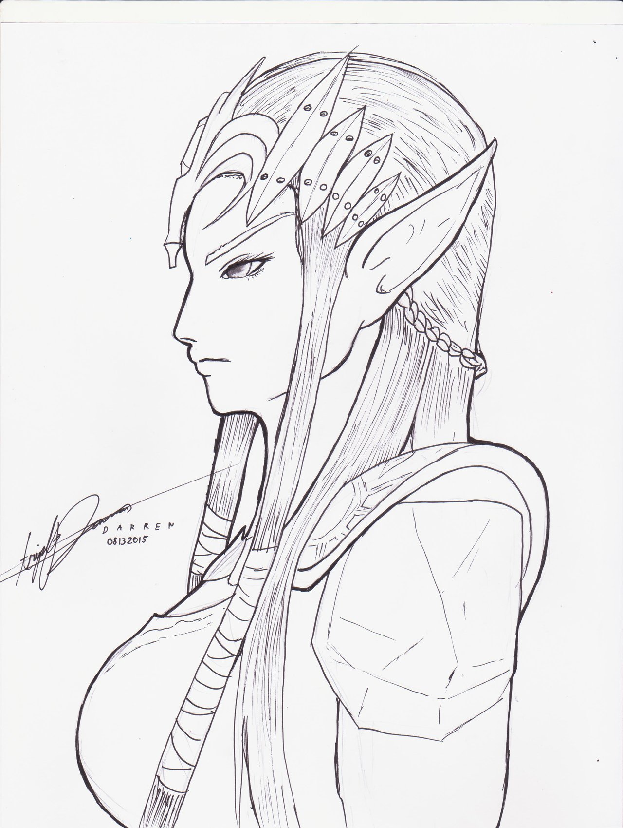 1280x1699 Princess Zelda By Ookatana Ramaoo