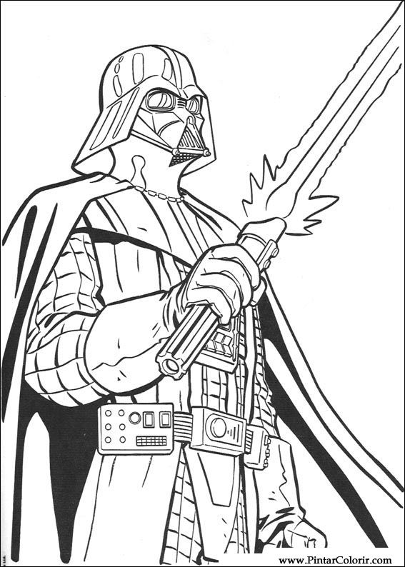 567x794 Drawings To Paint Amp Colour Star Wars