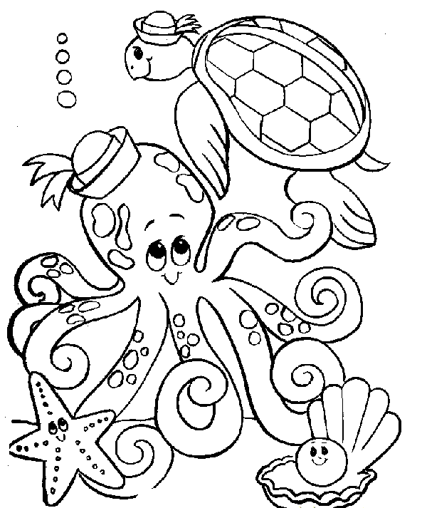 593x713 Free Printable Octopus Coloring Pages For Kids