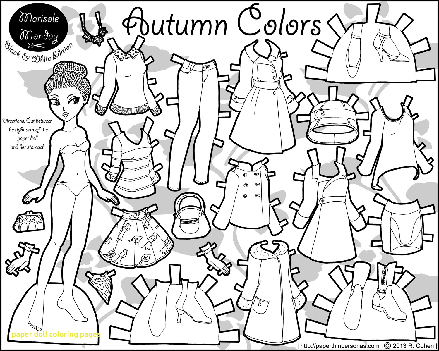 1500x1200 Paper Doll Coloring Pages With Paper Doll Coloring Pages Printable