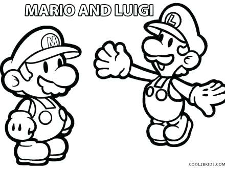 440x330 Super Paper Mario Coloring Pages Post By On 4 At Super Paper Mario