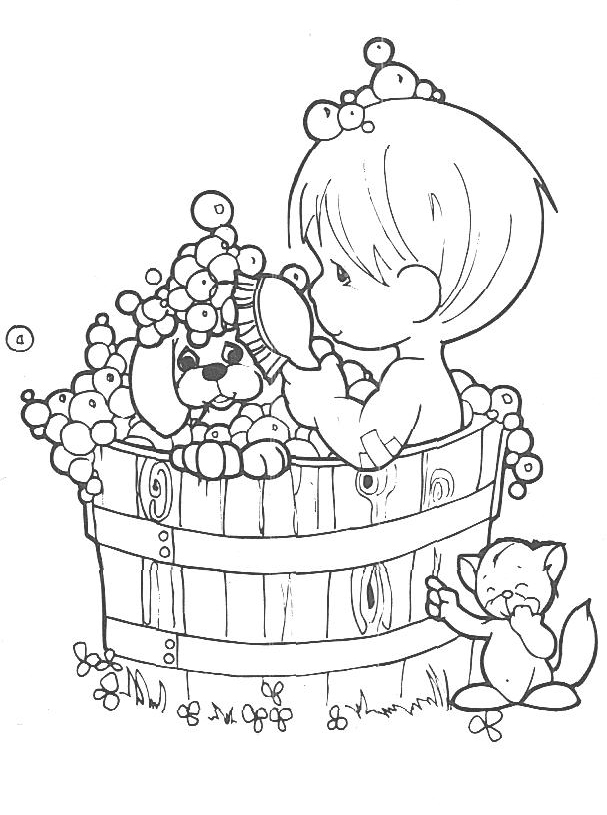 607x815 Free Printable Precious Moments Coloring Pages For Kids