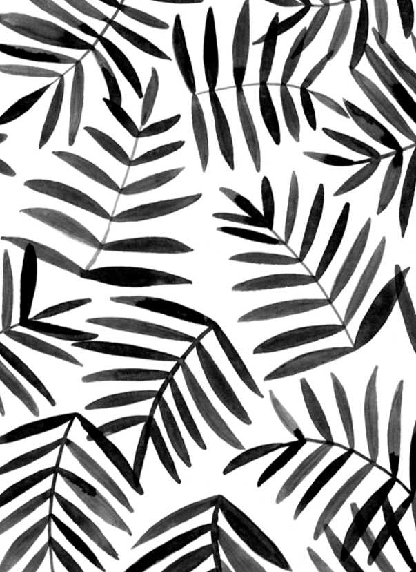 603x828 Black Leaves