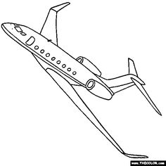 Private Jet Drawing at GetDrawings | Free download