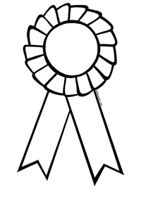 200x300 Prizes Clipart Black And White