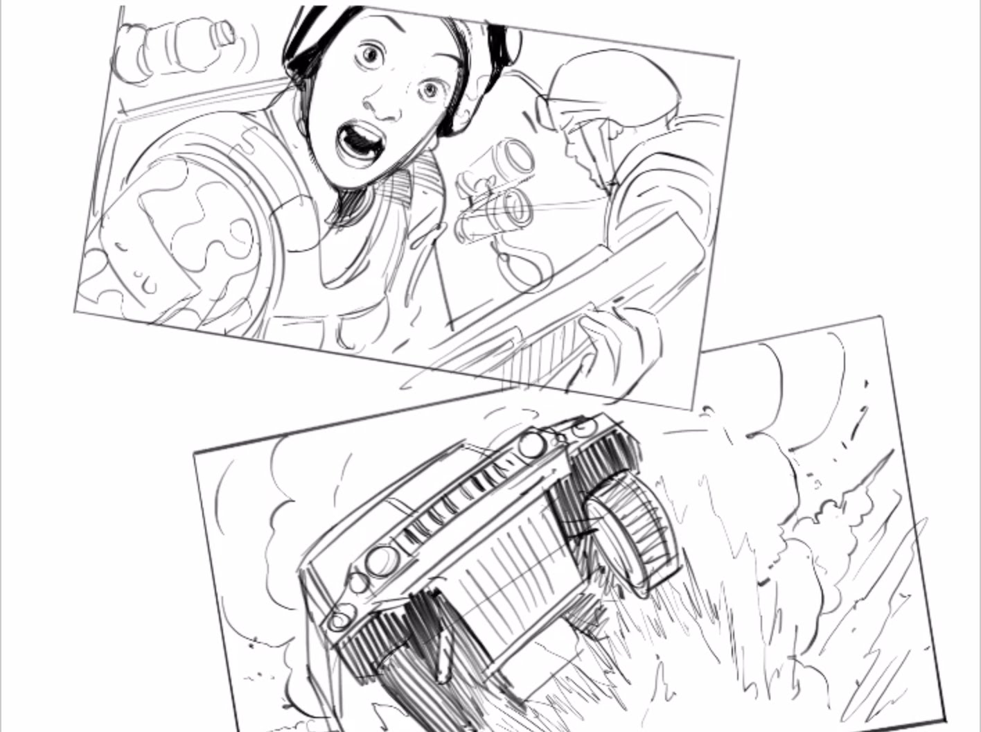 1416x1056 Comic Page Thought Process On Ipad Pro