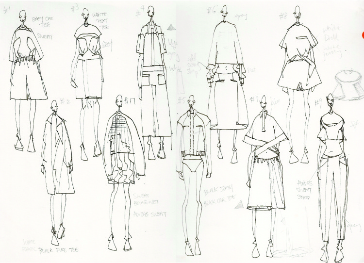 750x542 Fashion Sketchbook