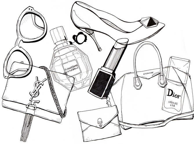 670x499 Fashion Product Drawings