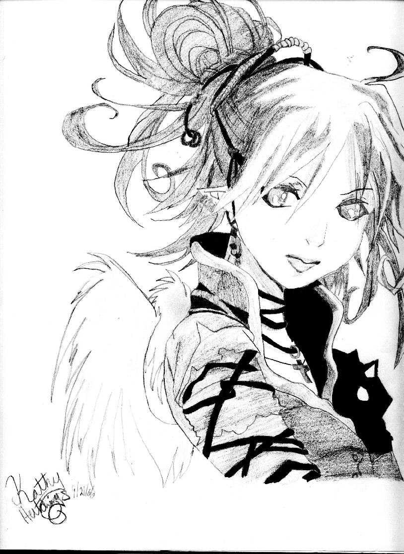 814x1117 Anime Worrior By Kat2008