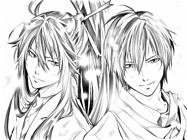 600x450 Black And White Shading Of A Random Anime By Anisa Mazaki