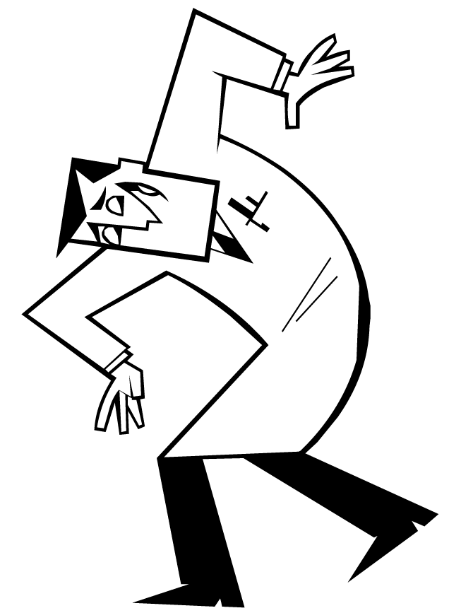 670x867 The Professor Coloring Pages