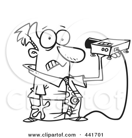 450x470 Royalty Free (Rf) Clip Art Illustration Of A Cartoon Black