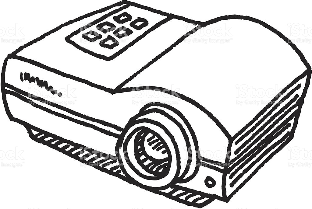 1024x687 Projector Clipart 2 Clipart Station
