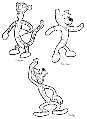 293x400 Matthew Colrain Art Samples Kellogg's Bendin' Friends Promotion