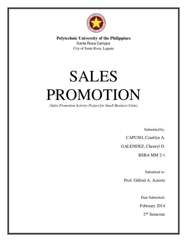 638x826 Sales Promotion Proposal For Sbu