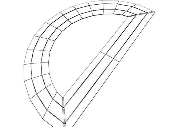676x500 Plastic Protractor Ruler 04 3d Cgtrader