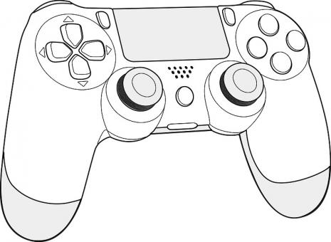 Ps4 Controller Drawing at GetDrawings | Free download